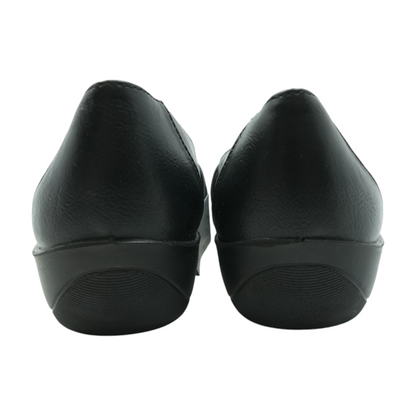 Black Slip-On Flats