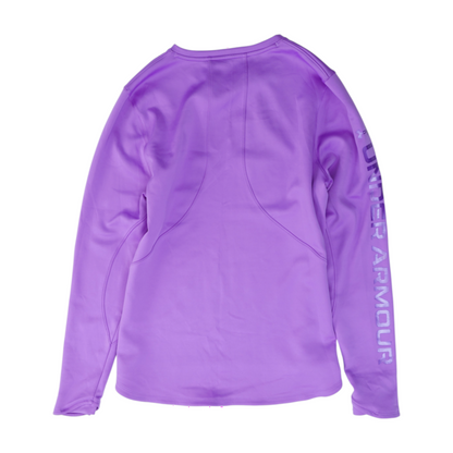 Purple Solid Sweatshirt Pullover