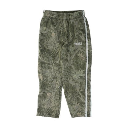Green Camo Straight Pants