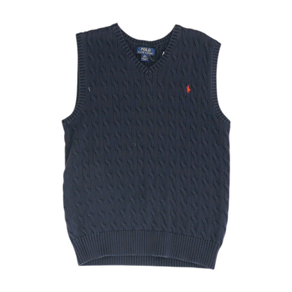 Navy Vest Sweater