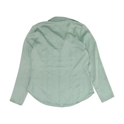 Green Button Down