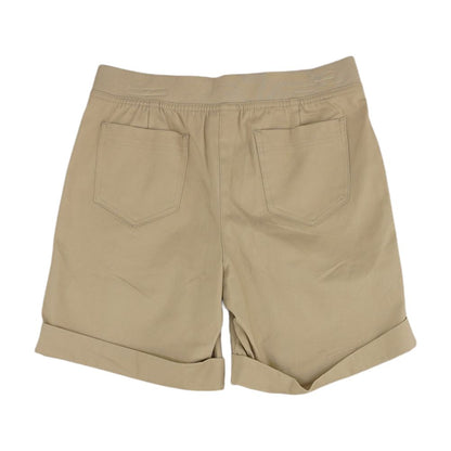 Khaki Solid Shorts