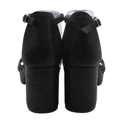 Black Block Heels