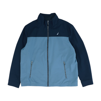 Navy Color Block Jacket