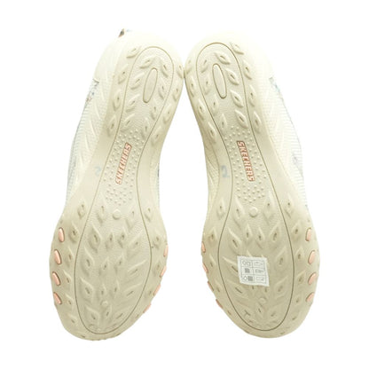 Beige Low Top Athletic Shoes