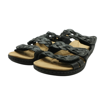 Black Flat Sandals