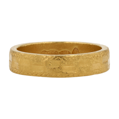 24K Yellow Gold Band