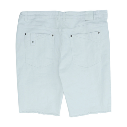 White Denim Shorts