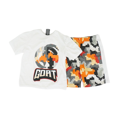 White Short Sleeve Set