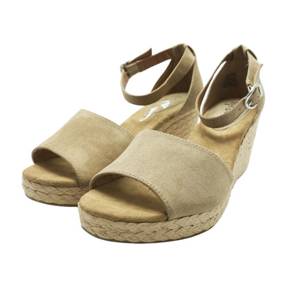 Beige Wedge Heels