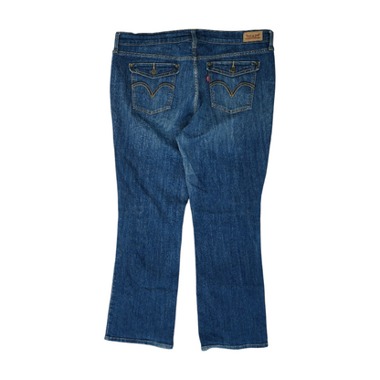 515 Blue Bootcut Jeans