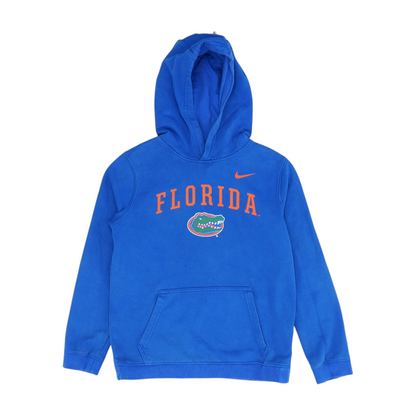 Blue Graphic Hoodie Pullover