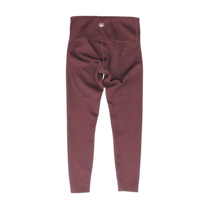 Maroon Solid Leggings