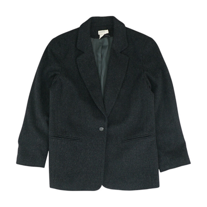 Black Solid Blazer