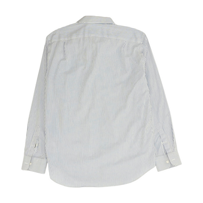 Blue Striped Long Sleeve Button Down