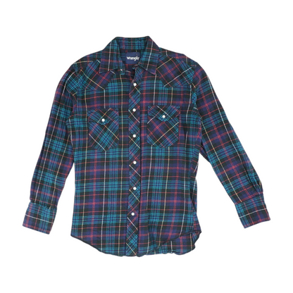 Multi Plaid Flannel Button Down