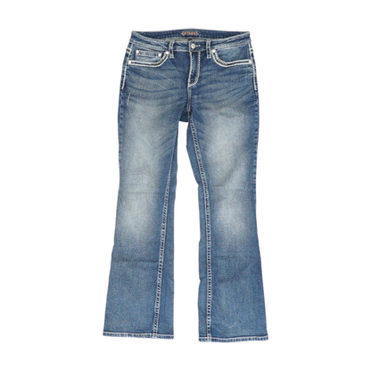 Blue Bootcut Jeans