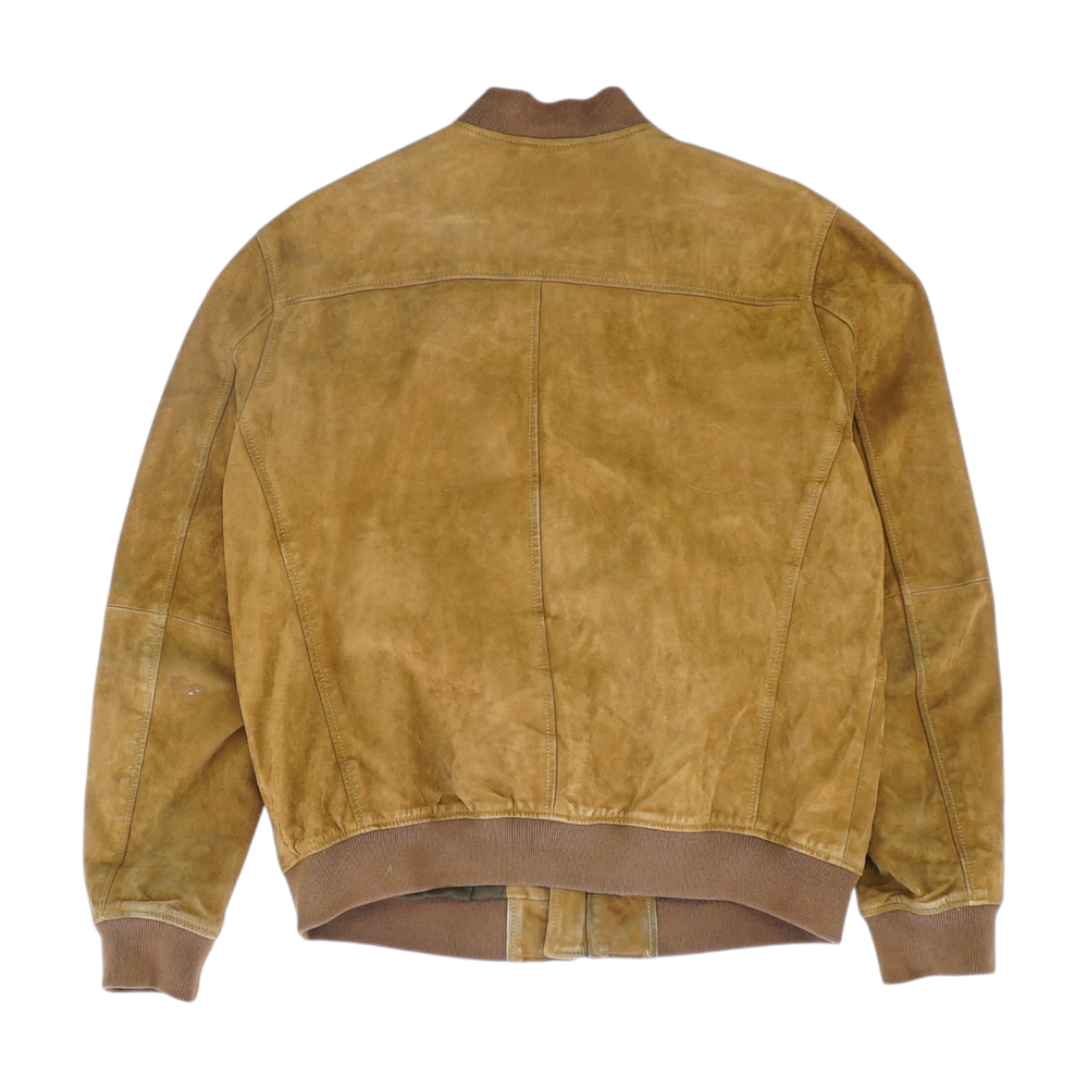Lucky Brand Brown Solid Leather Jacket – Image 2