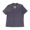 Navy Floral Short Sleeve Button Down