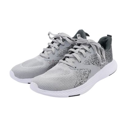 Gray Low-Top Athletic Shoes
