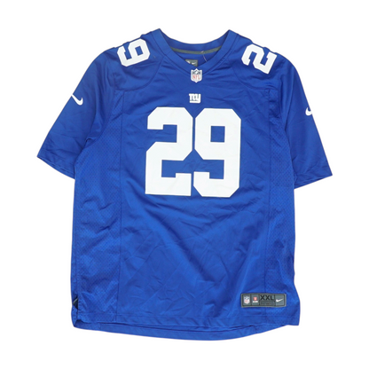 Men's Blue New York Giants Short Sleeve Jersey