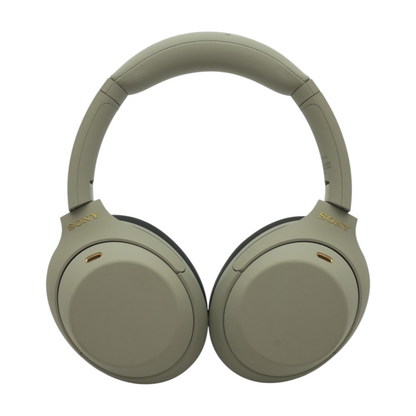 Sony Silver WH-1000XM4 Noise Cancelling Headphones With Black Earpads – Image 1