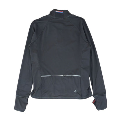 Gray Solid 1/4 Zip Pullover