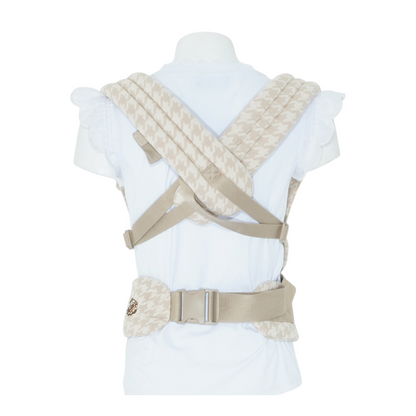 Beige Houndstooth Infant Carrier