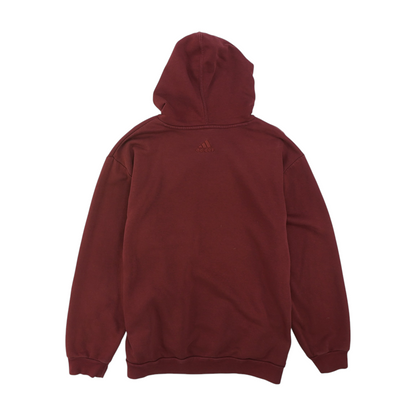 Maroon Solid Hoodie Pullover
