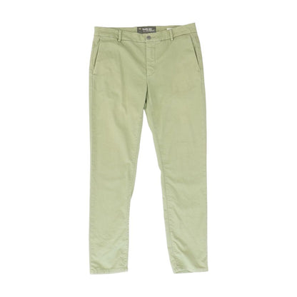Green Solid Chino Pants