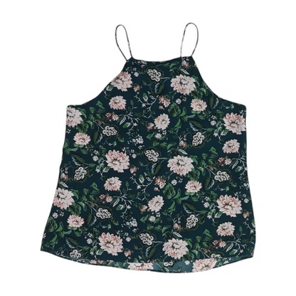 Green Floral Blouse