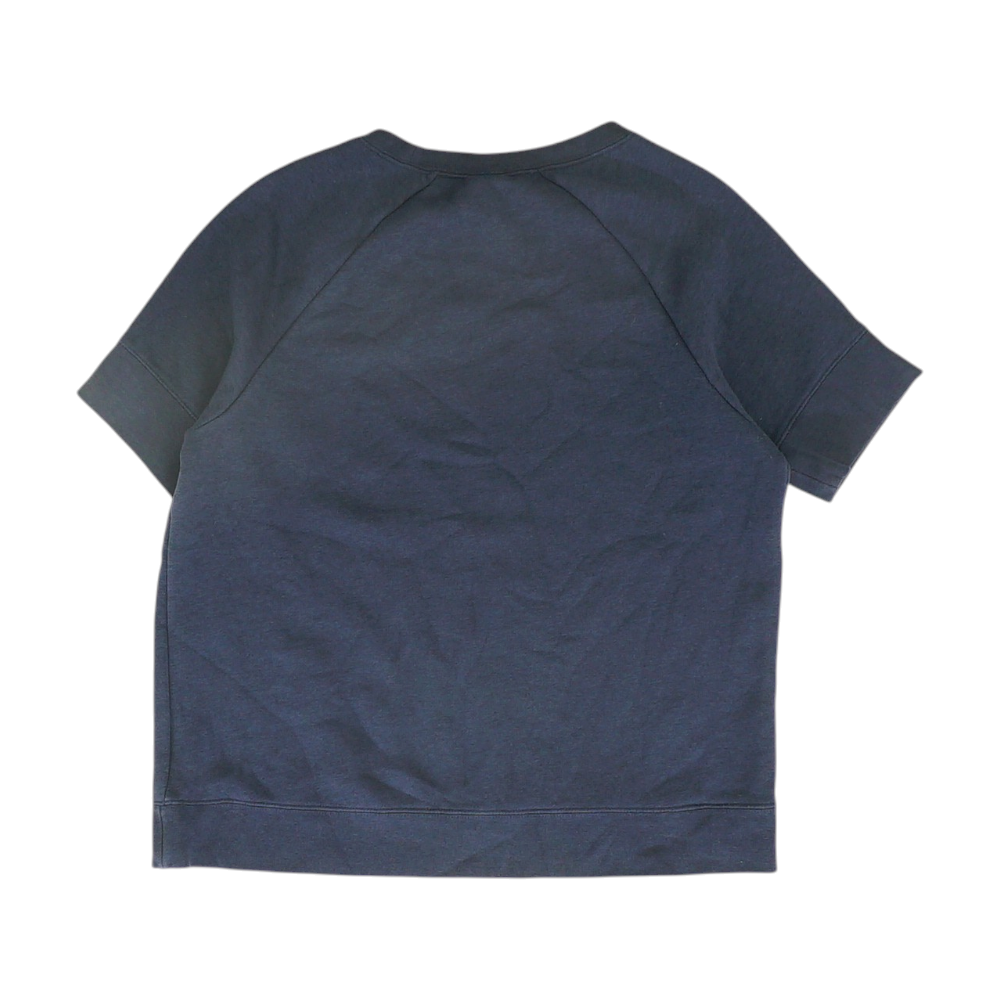 Navy Solid Sweatshirt Pullover