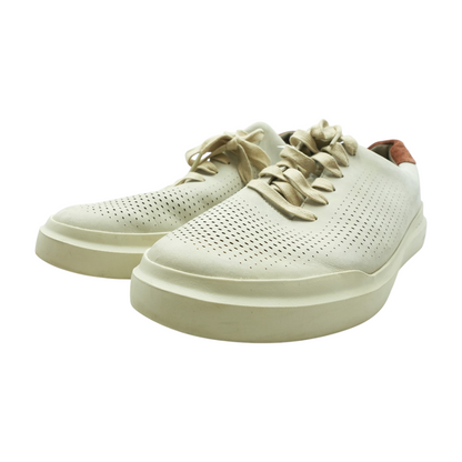 Beige Lace-Up Dress Shoes