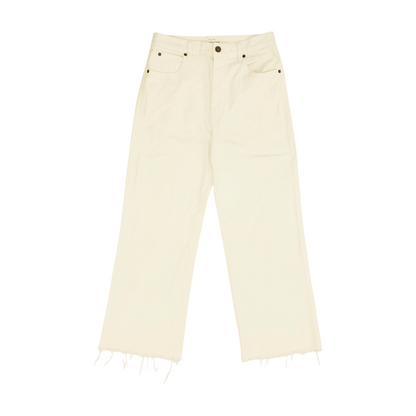 White Straight Jeans