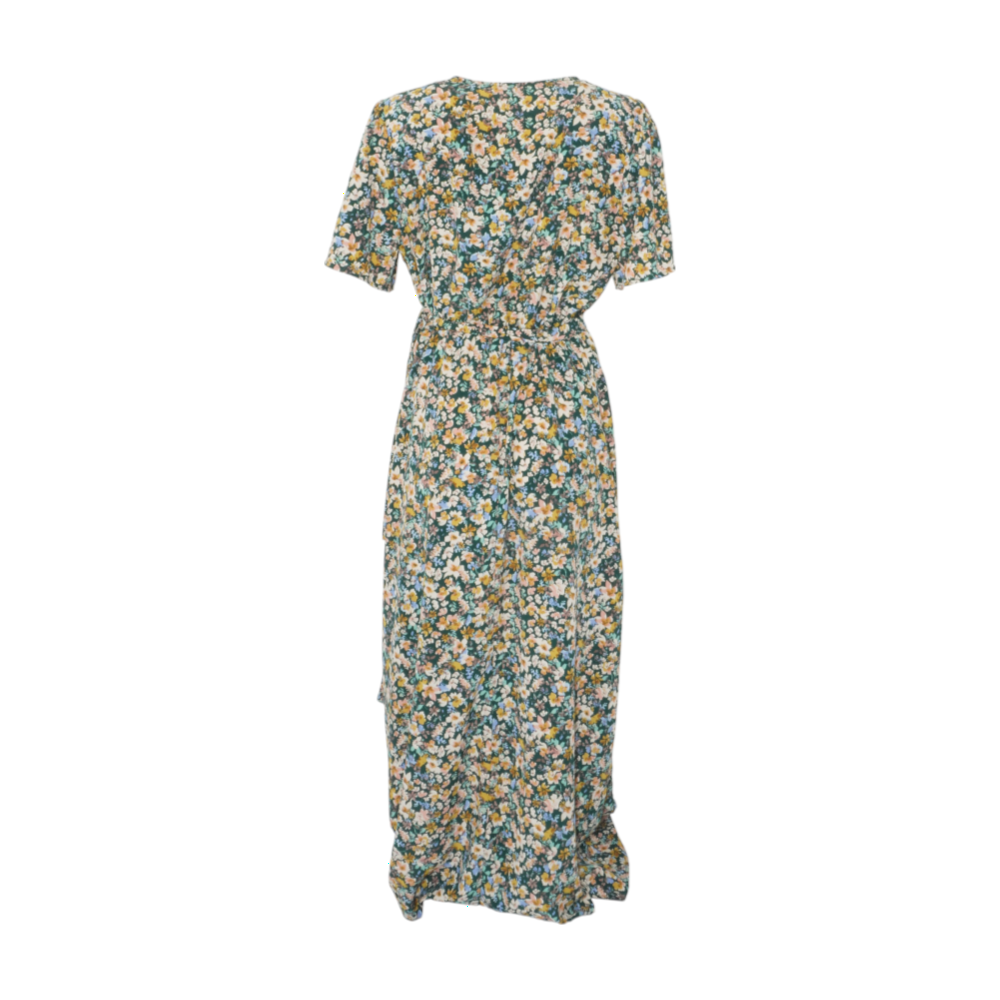 Green Floral Maxi Dress