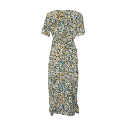 Green Floral Maxi Dress