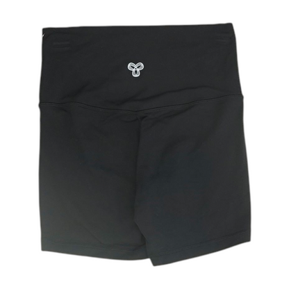 Black Solid Active Shorts