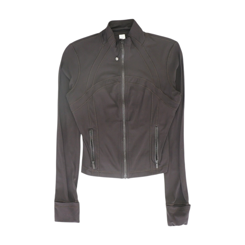 Brown Solid Active Jacket