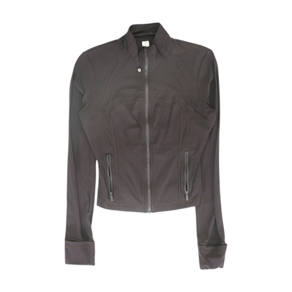 Brown Solid Active Jacket