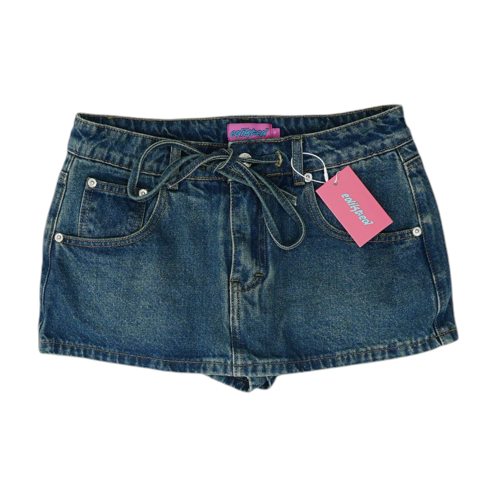 Blue Mini Skort