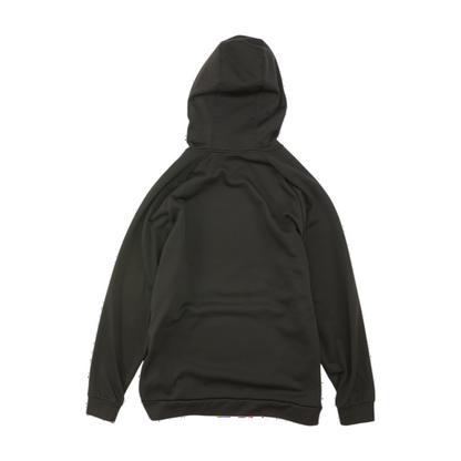 Black Solid Hoodie Pullover