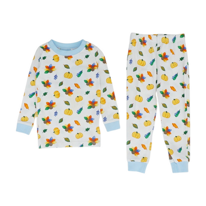 Multi Graphic Pajama Set