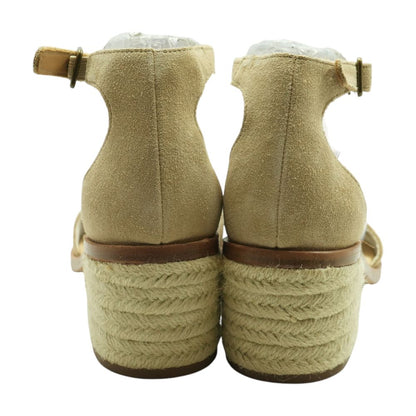 Tan Wedged Sandals