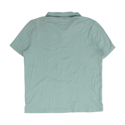 Green Solid Short Sleeve Polo
