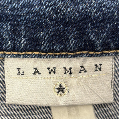 Vintage Navy Solid Denim Jacket