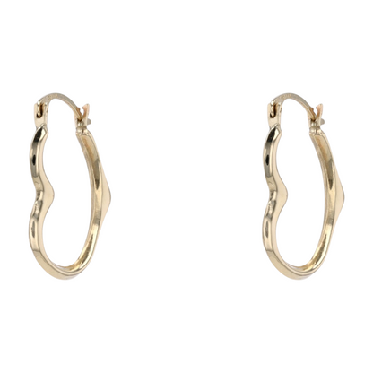 14K Yellow Gold Hoop Earrings