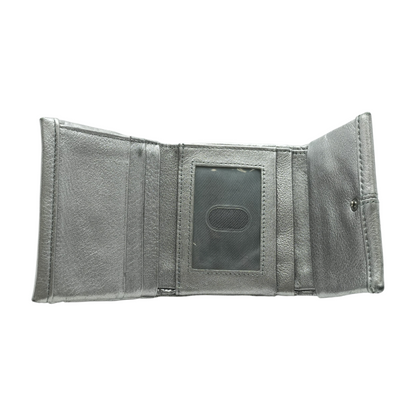 Silver Compact Wallet