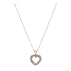 3/8 ctw 14K Two-Tone Gold Diamond Pendant Necklace