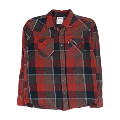 Red Check Flannel Button Down