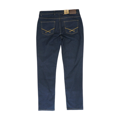 Navy Straight Jeans
